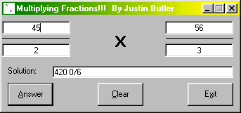 Multiplying Fractions!!! Screenshot!